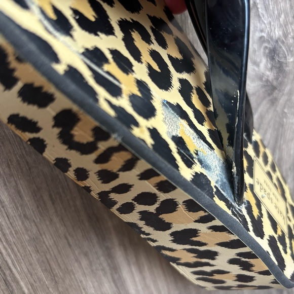 Kate Spade Leopard Print Platform Sandals size 9M - Picture 9 of 11